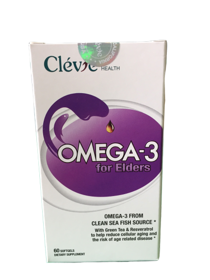 Clevie Health  Omega 3 For Elders