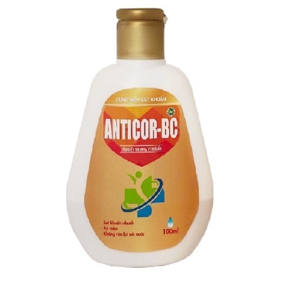 Nước rửa tay khô Anticor-BC 100ml