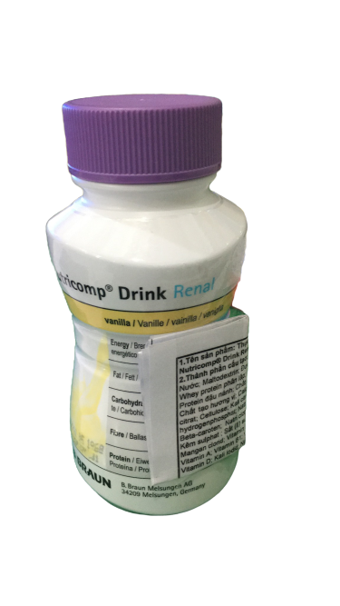 Sữa bổ sung dinh dưỡng Braun Nutricomp Drink Renal