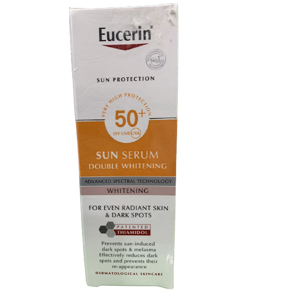 Tinh chất chống nắng dưỡng trắng da Eucerin Sun Double Whitening Serum SPF 50+
