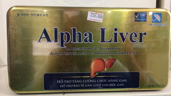 Viên uống hỗ trợ chức năng gan Alpha Liver
