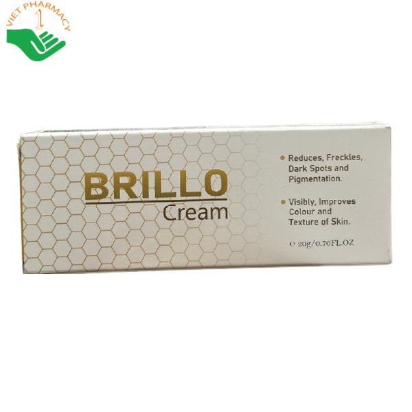 Kem dưỡng hỗ trợ trị nám, giữ ẩm da Brillo Cream 20g