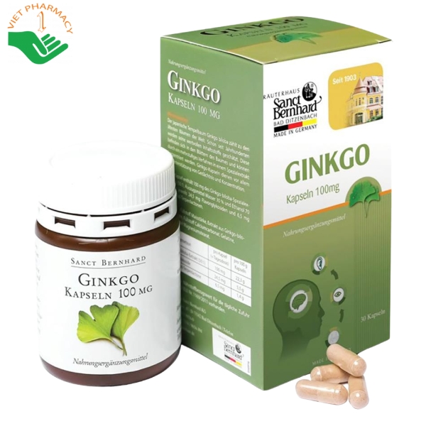 Viên uống bổ não Ginkgo Kapseln 100mg