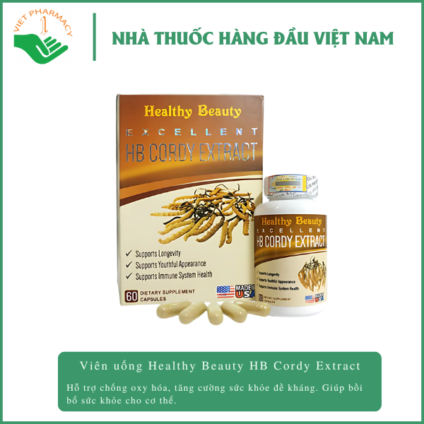 Viên uống đông trùng hạ thảo Healthy Beauty HB Cordy Extract