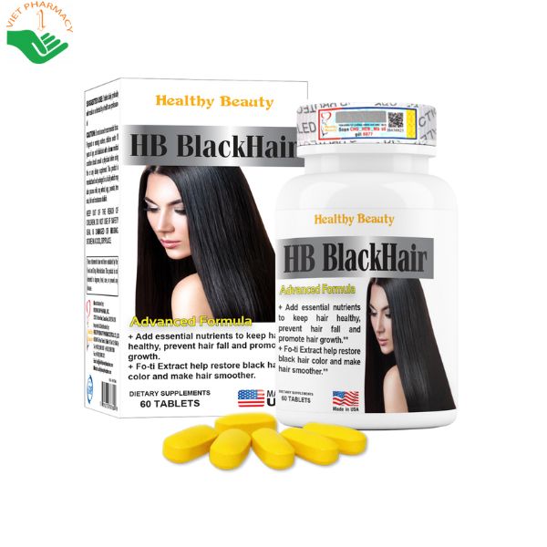 Viên uống chống bạc tóc Healthy Beauty HB BlackHair