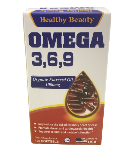 Viên uống dầu cá bổ não Healthy Beauty Omega 3 6 9