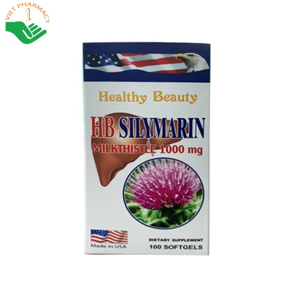 Viên uống bổ gan Healthy Beauty HB Silymarin Milkthistle 1000mg