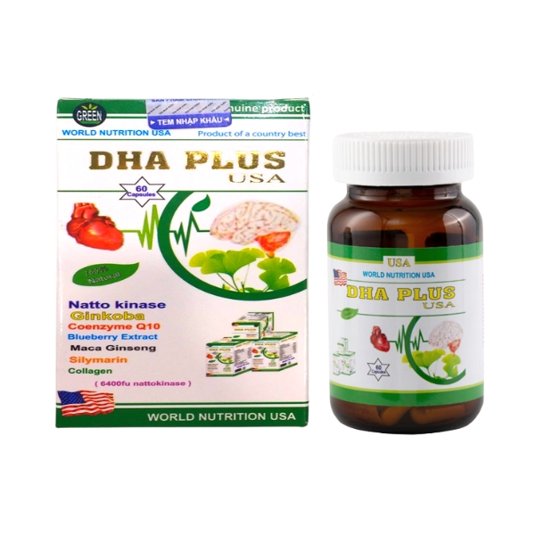 Viên uống hoạt huyết dưỡng não DHA Plus USA 
