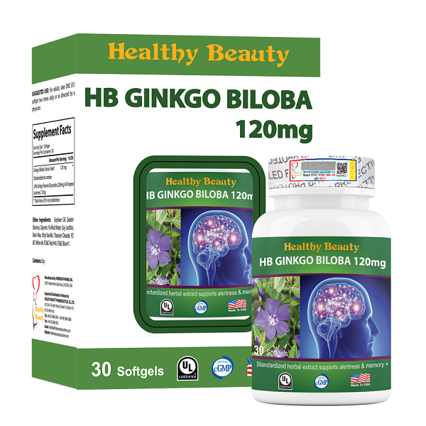 Thuốc bổ não cho người già Healthy Beauty Ginkgo Biloba 120mg