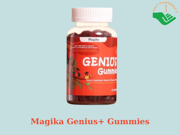 Kẹo dẻo hỗ trợ cải thiện trí nhớ cho trẻ em Magika Genius+ Gummies