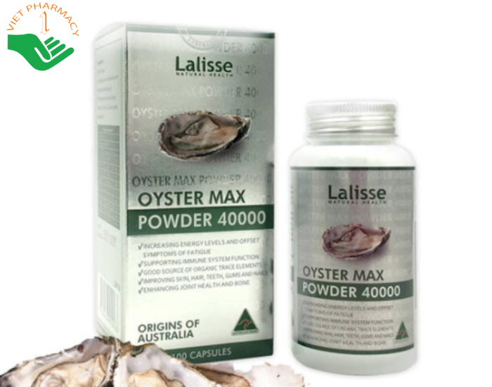 Tinh hàu nhân sâm Lalisse Oyster Max Powder 40000