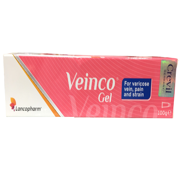 Gel thoa cho người suy giãn tĩnh mạch Crevil Veinco Gel 100g
