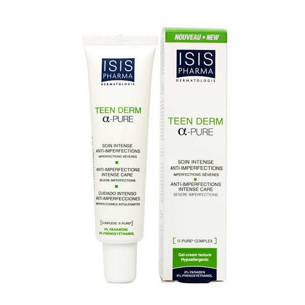 Kem Dưỡng Làm Giảm Mụn Trứng Cá Isis Pharma Teen Derm Alpha Pure