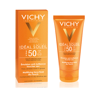 Kem chống nắng dưỡng da Vichy Capital Ideal Soleil Mattifying Face Fluid Dry Touch SPF50