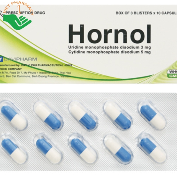 Thuốc Hornol 5mg (Hộp 30 viên) điều trị đau dây thần kinh