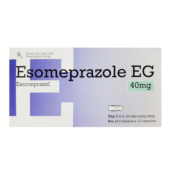 Esomeprazole có tác dụng gì khi kết hợp với một phác đồ kháng vi khuẩn?
