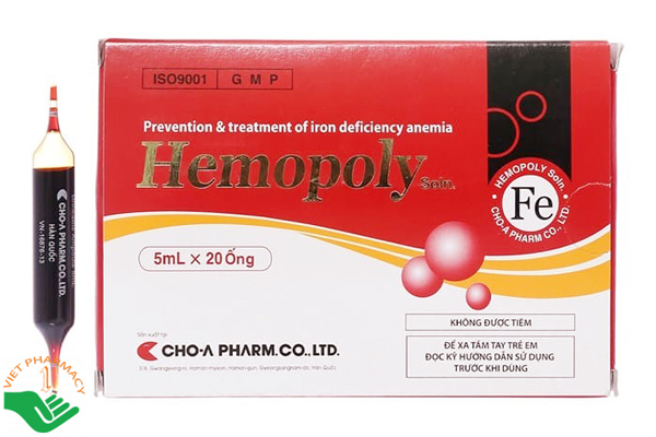 Thuốc Hemopoly dạng ống 5ml.