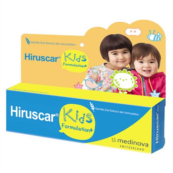 Kem trị sẹo dành cho trẻ em Hiruscar Kids Formulation 10g