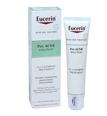 Kem hỗ trợ trị mụn Eucerin ProAcne A.I Clearing Treatment