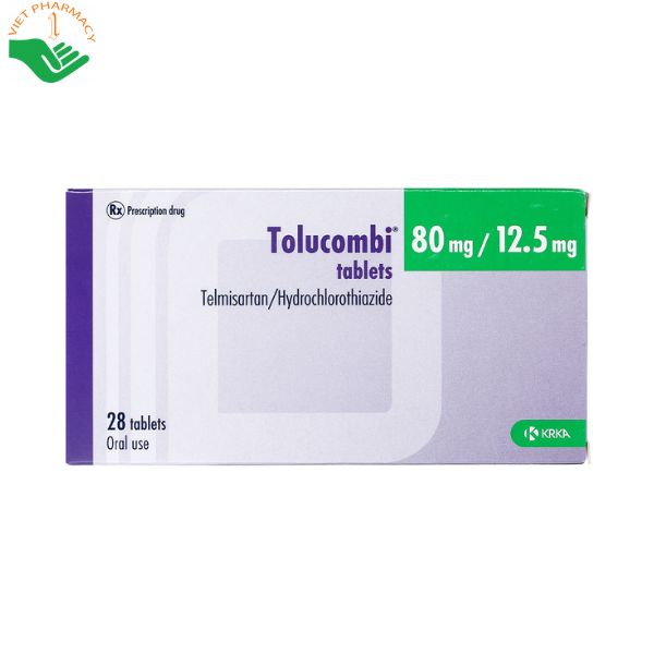 Thuốc Tolucombi Tablets 80mg/12.5mg - Điều trị tăng huyết áp vô căn
