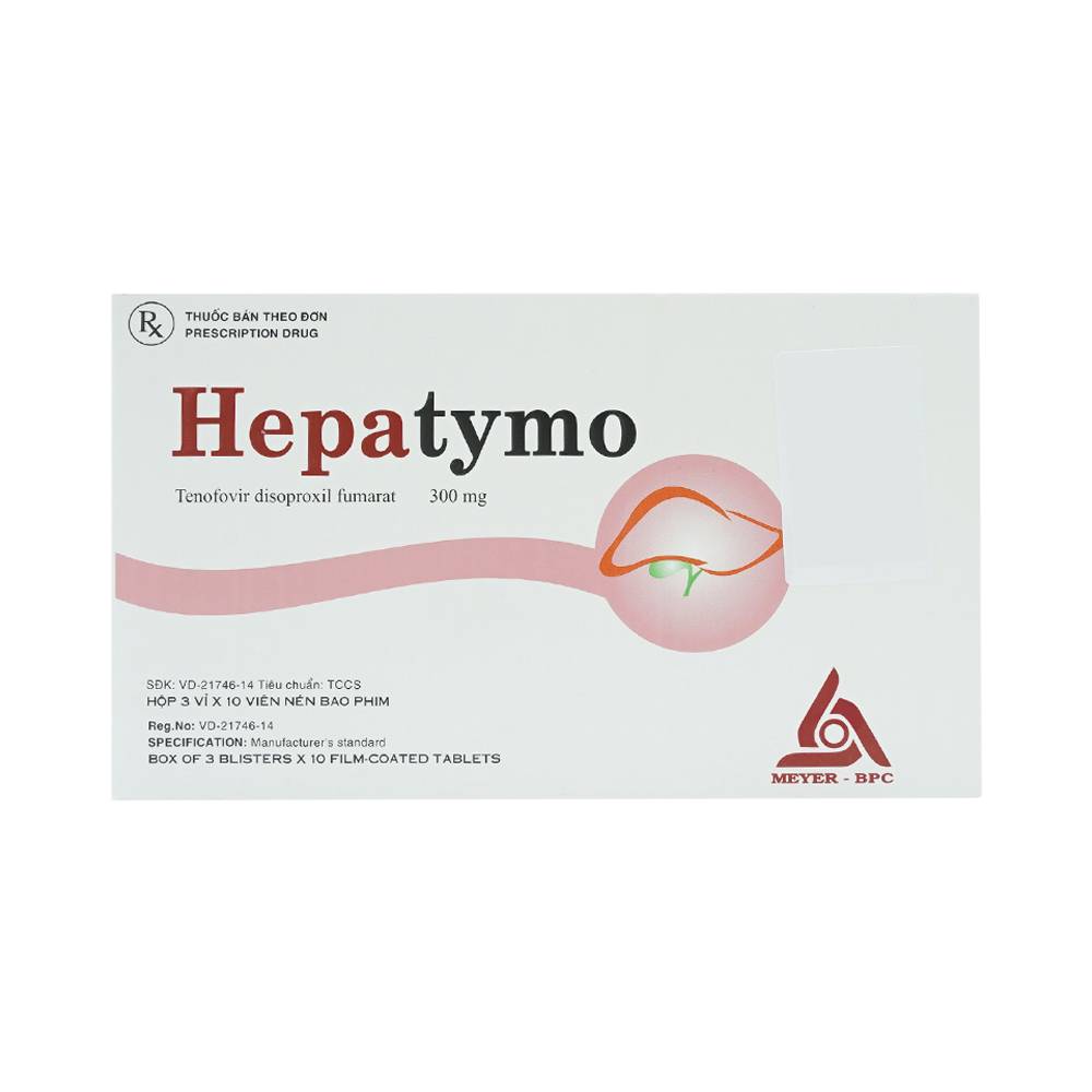 Hepatymo 300mg - Thuốc kháng virus HIV, điều trị viêm gan B