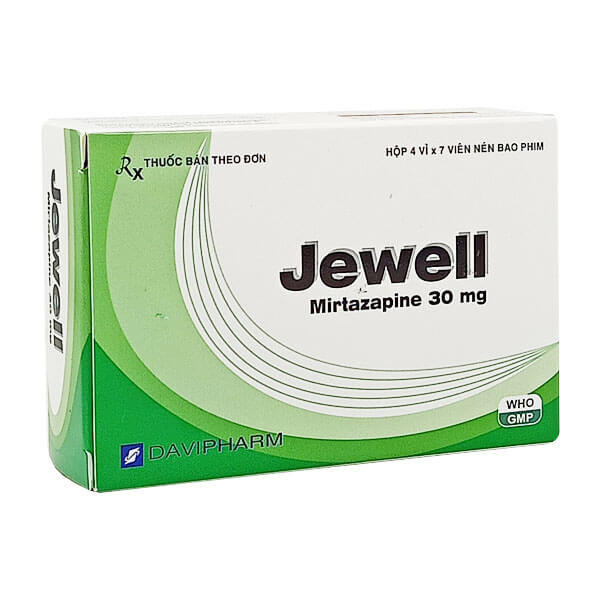 Jewell 30mg - Thuốc trị trầm cảm chủ yếu hiệu quả