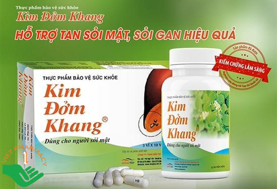 Kim Đởm Khang hỗ trợ giảm sỏi mật, giúp mát gan, lợi tiểu.