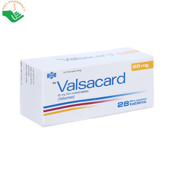 Valsacard 80mg hộp 28 viên