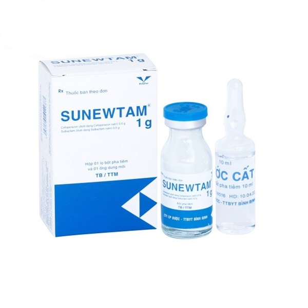 Sunewtam 1g - Thuốc điều trị nhiễm trùng đường hô hấp của Bidiphar