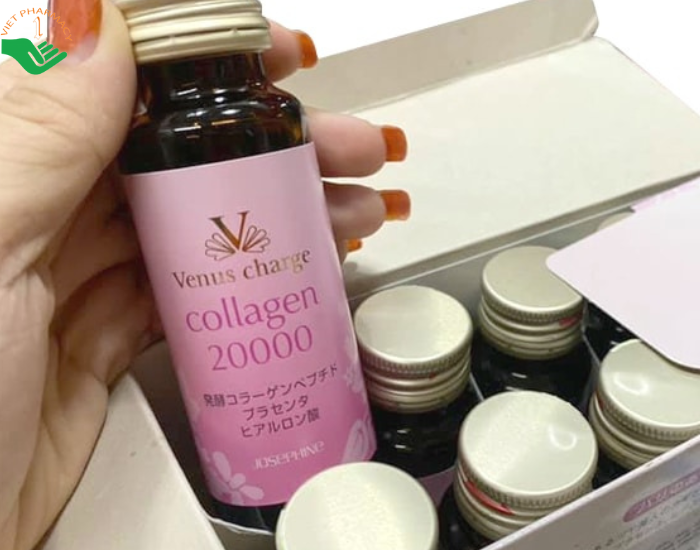 Nước uống Venus Charge Collagen 20000 (50ml x 10 chai)