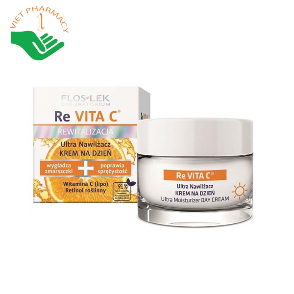 Kem Vitamin làm sáng, giảm nhăn & trẻ hóa da ban ngày Re Vita C Revitalization - Ultra Moisturizer Day Cream