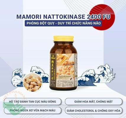 Viên uống Mamori Nattokinase 2400 FU.