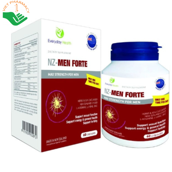 Viên uống hỗ trợ tăng cường sinh lý nam Everyday Health NZ-MEN FORTE