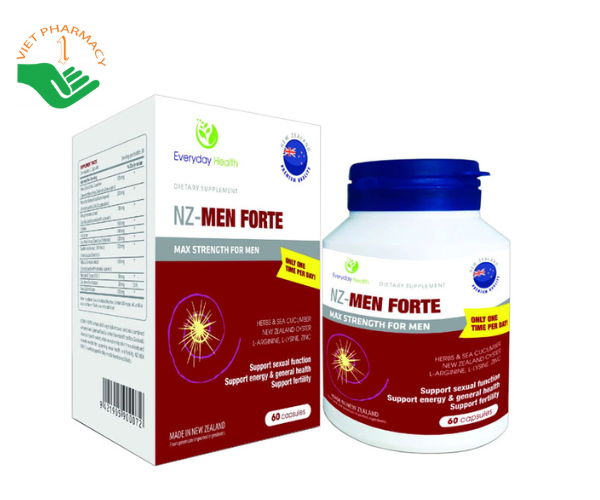 Viên uống hỗ trợ tăng cường sinh lý nam Everyday Health NZ-MEN FORTE