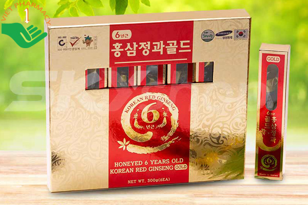 Sản phẩm Hồng sâm Hàn Quốc 6 năm tuổi giúp tăng cường sức khỏe hiệu quả.