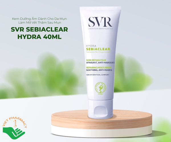 kem dưỡng ẩm SVR Sebiaclear Hydra cho da dầu mụn