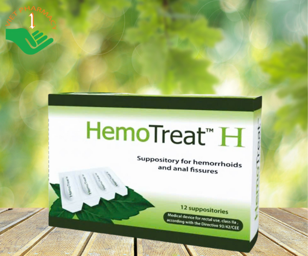 Viên đặt hỗ trợ điều trị trĩ HemoTreat H