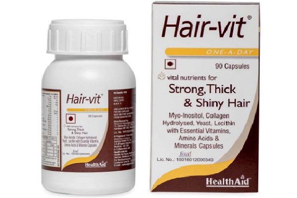 Thuốc kích mọc tóc HealthAid Hair-Vit Capsules