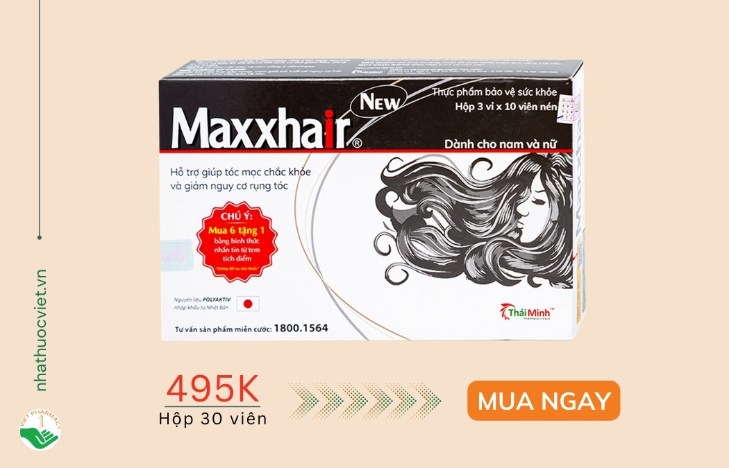 Viên uống kích thích mọc tóc Maxxhair