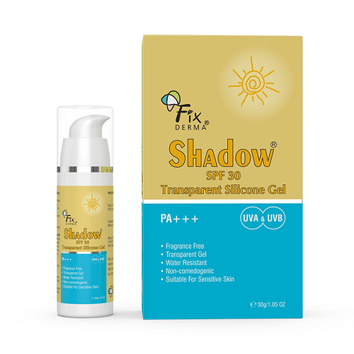 fixderma shadow spf 30+ gel