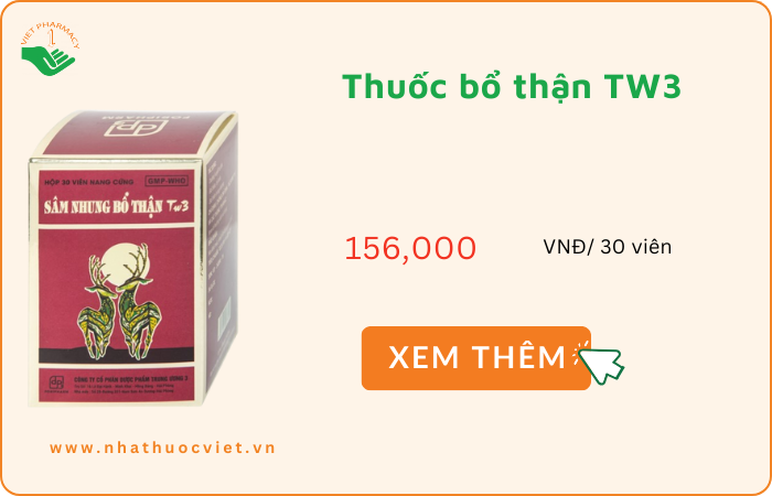 Thuốc bổ thận TW3