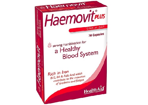 Thuốc bổ máu của Mỹ Haemovit Plus