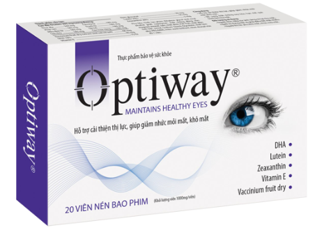 Viên uống bổ mắt Optiway cải thiện thị lực, ngăn ngừa lão hoá mắt