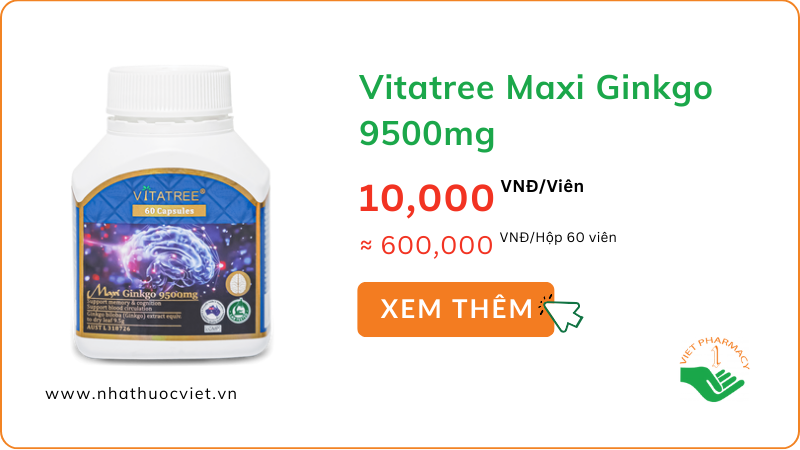 Vitatree Maxi Ginkgo 9500mg