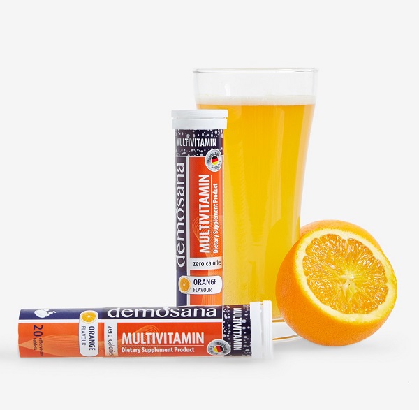  Demosana Multivitamin Total Refresh-Orange Flavour sản xuất bằng công nghệ cao phù hợp cho người đang giảm cân
