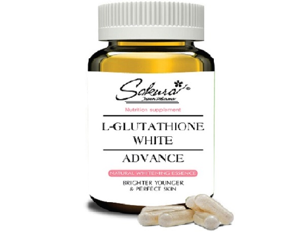 Viên uống chống nắng, trắng da Sakura L- Glutathione White Advance