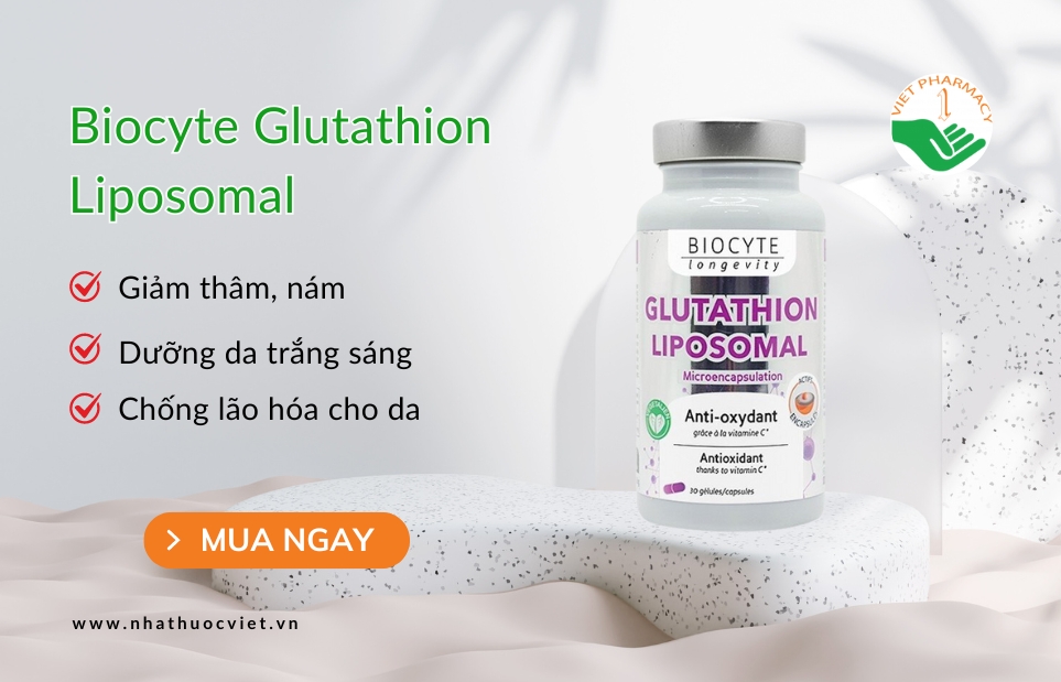 Viên uống bổ sung Biocyte Glutathion Liposomal