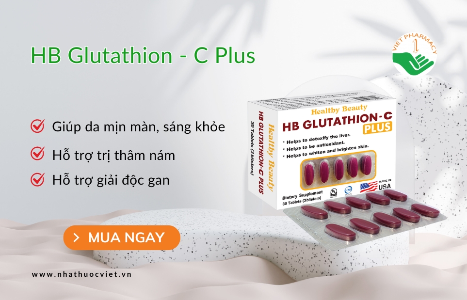 Viên uống trắng da HB Glutathion - C Plus