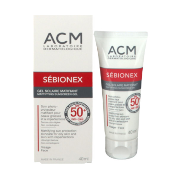 Kem chống nắng ACM Sebionex Mattifying Sunscreen Gel SPF50+