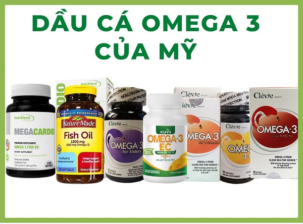 Review top 7 dầu cá omega 3 của Mỹ tốt nhất hiện nay